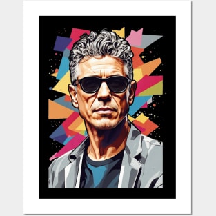 Classic WPAP Anthony Bourdain Posters and Art